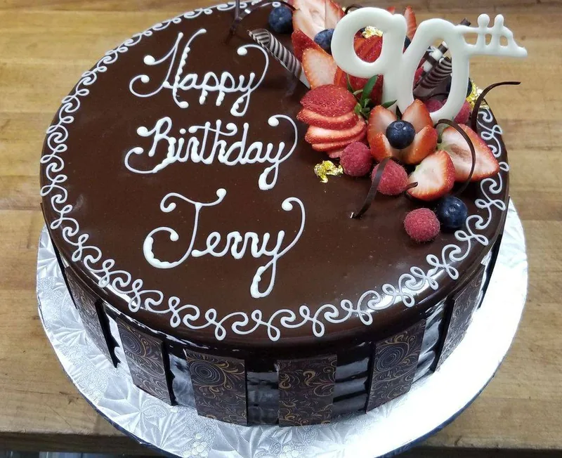 Birthday cake made at Aloha Bakery