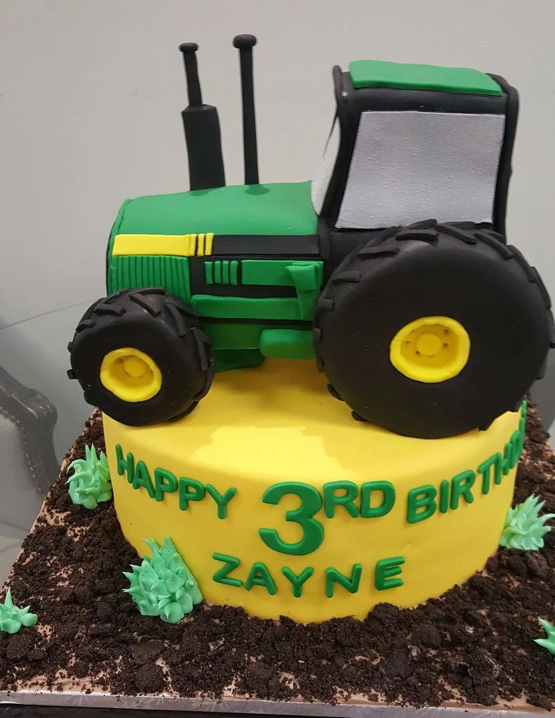 Birthday cake made at Aloha Bakery