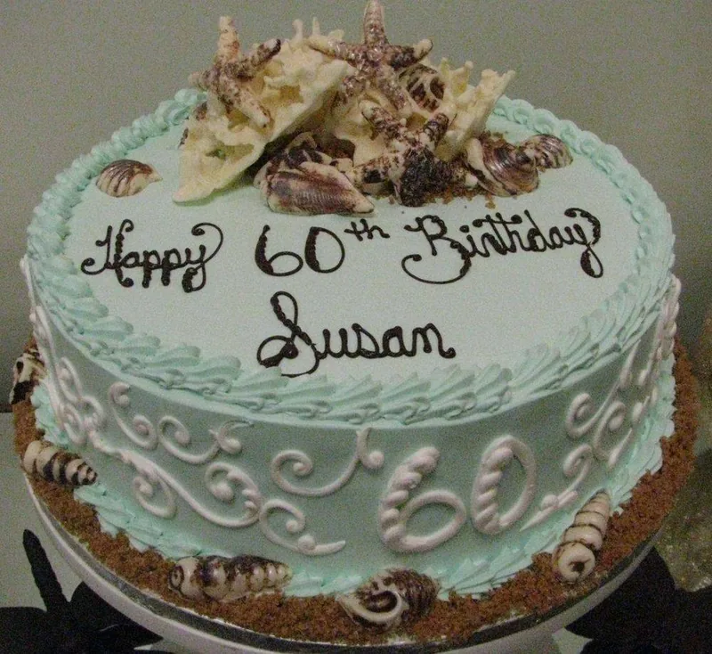Birthday cake made at Aloha Bakery