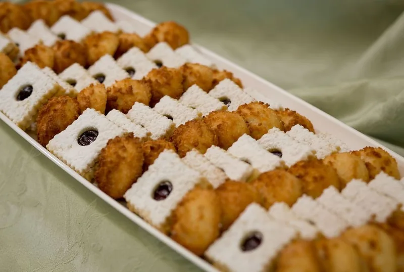 Catering spread prepared by the Aloha kitchen