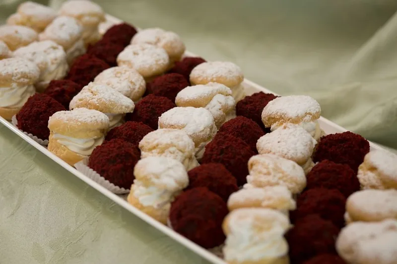 Catering spread prepared by the Aloha kitchen