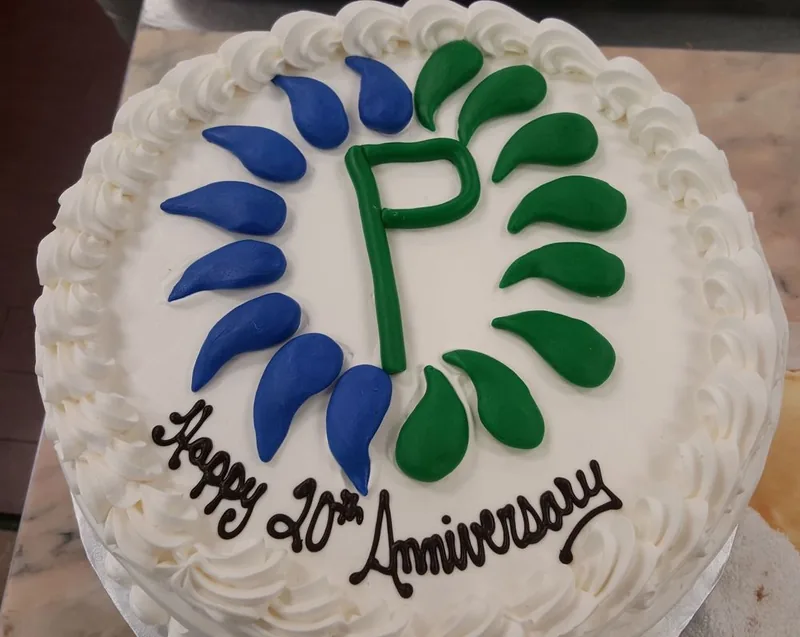 Corporate anniversary cake by Aloha Bakery