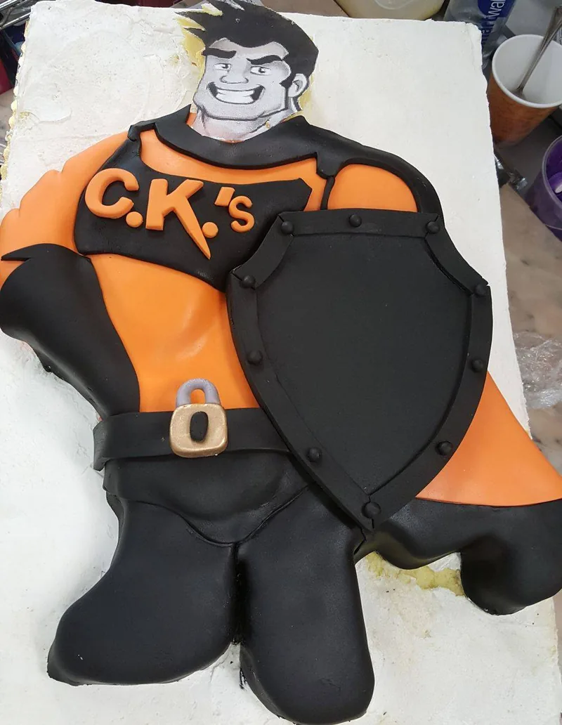 Corporate anniversary cake by Aloha Bakery