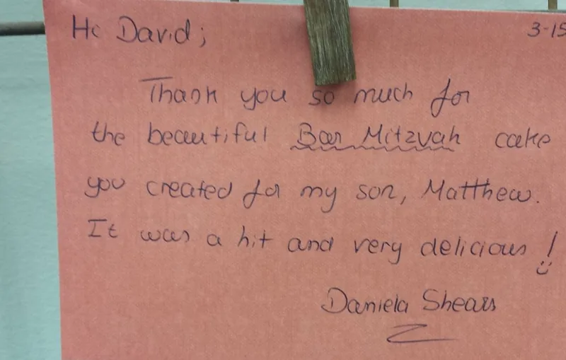 Handwritten thank-you letter sent to Aloha