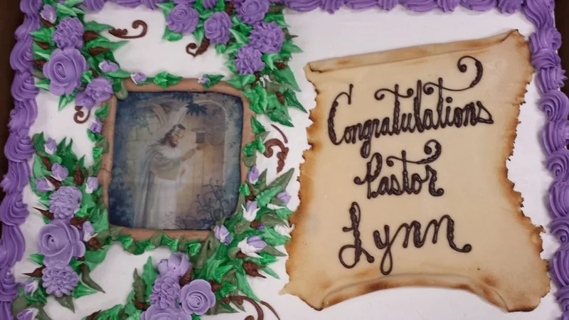 Baptism and communion cake by Aloha Bakery